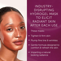 111SKIN close-up of hydrogel texture highlighting cooling cling and serum delivery