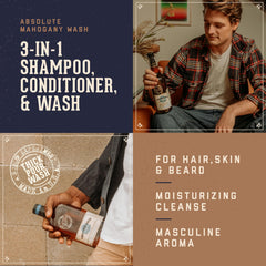 18.21 Man Made creamy lather texture on hand demonstrating gentle cleansing and conditioning benefits