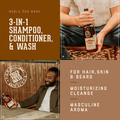 18.21 Man Made rich lather texture demonstrating cleansing and conditioning benefit