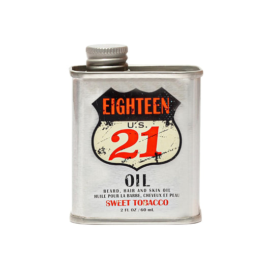 18.21 Man Made front bottle view showing label and compact 2oz size, ideal for travel