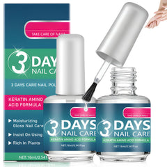 Generic 3 Days Nail Care front packaging showing two 16ml bottles, clear identification and benefits
