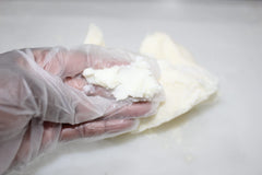 3CAYG whipped body butter showing light texture for fast skin absorption