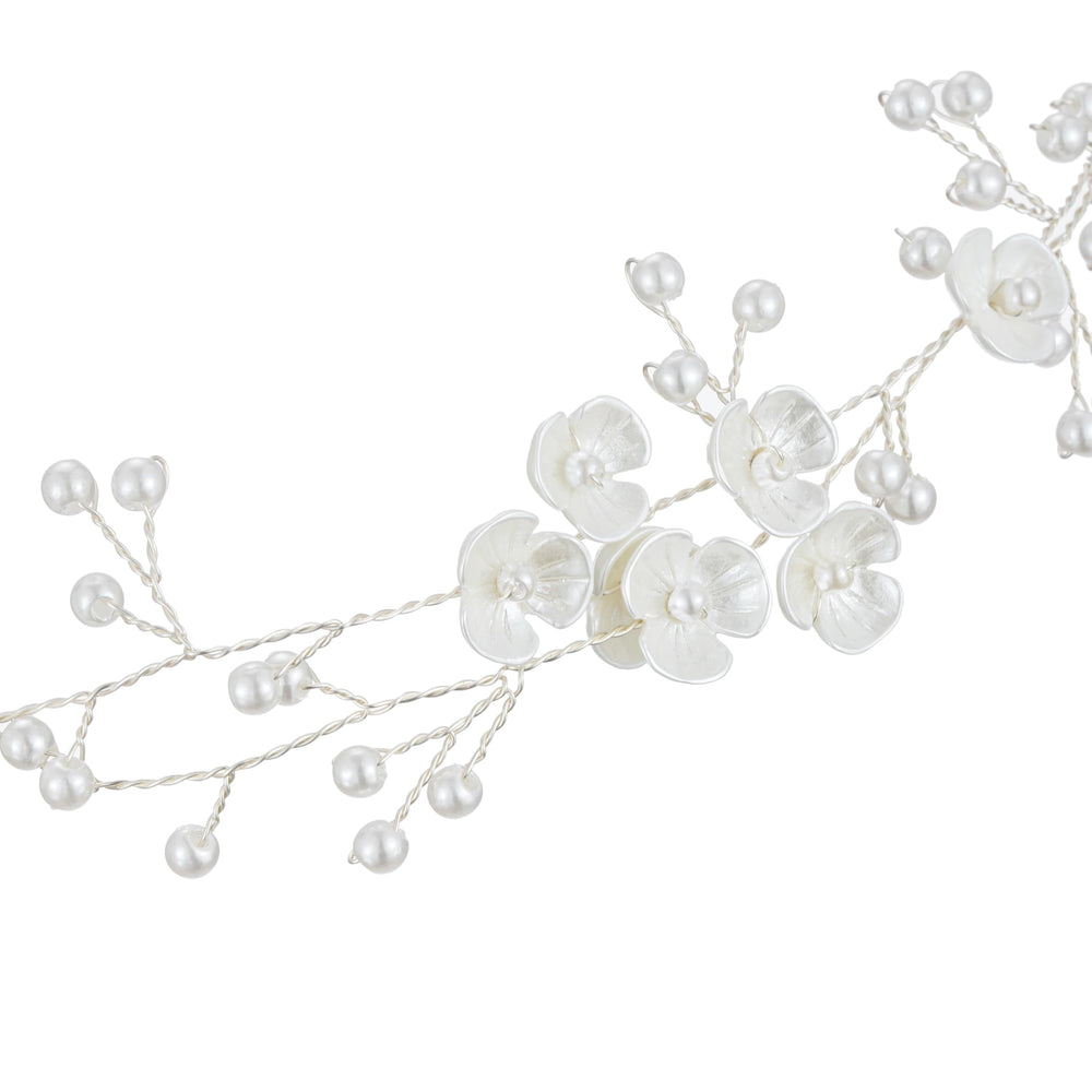 527&huan headband next to ruler showing 14-inch wired length, accurate sizing benefit