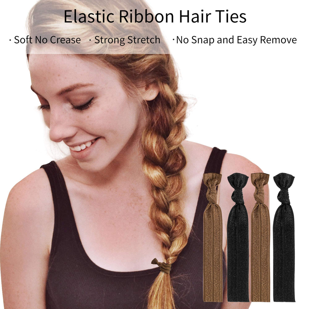 79STYLE hair tie holding a sleek ponytail for crease-free wear