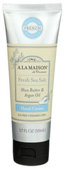 A LA MAISON front tube showing product identity and compact travel size benefit