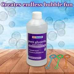 A+Health glycerin blended into a lotion bowl illustrating enhanced hydration and mixability