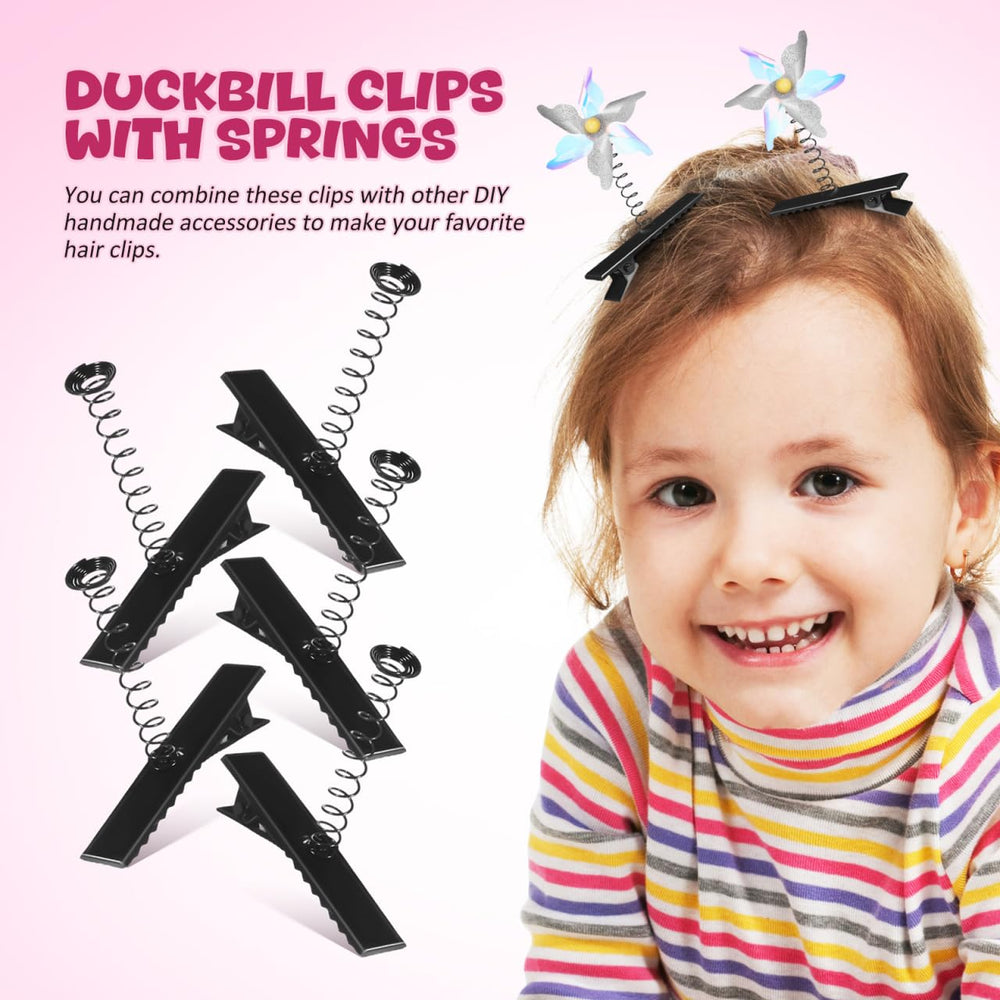Abaodam visible spring mechanism on clip, reliable hold and tension
