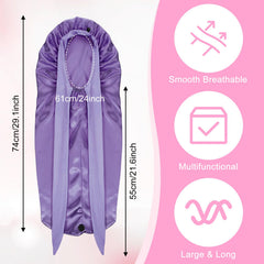 Abeillo satin close-up showing smooth fabric that reduces friction