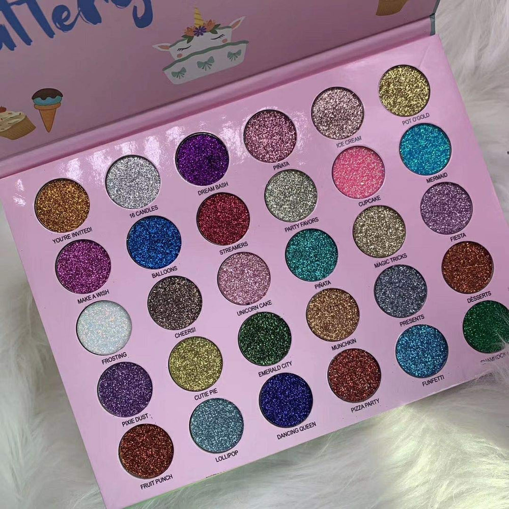 ABELYN palette held in hand to show compact size and travel-friendly convenience