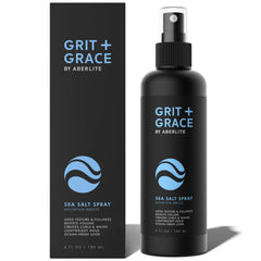 Aberlite bottle front view showing sleek packaging and easy styling benefit