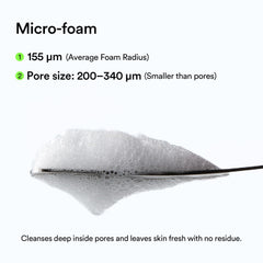 Abib Heartleaf Foam label detail showing ingredients and low pH benefit