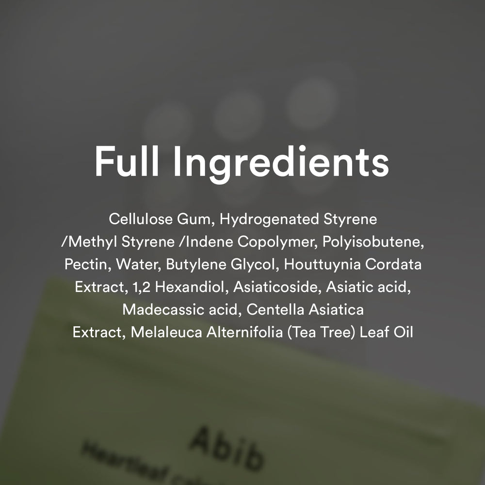 Abib patch with water droplets showing waterproof, long-lasting adhesion