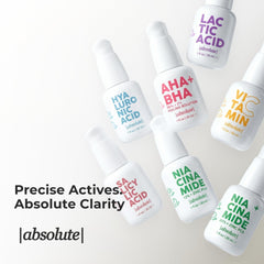 Absolute absorption on skin showing fast-absorbing finish and non-greasy benefit
