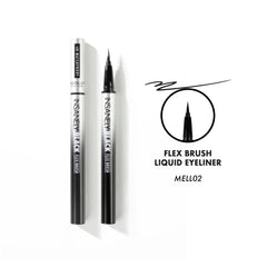 Absolute New York single black stroke swatch demonstrating intense pigment payoff
