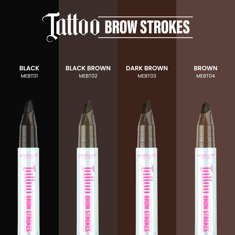 Absolute New York close-up of the angled square tip for precise hair-like strokes
