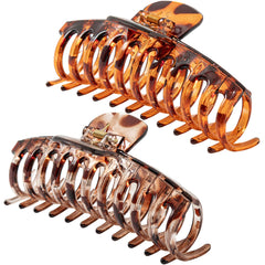 ACCGLORY light leopard clip front view showing secure hold