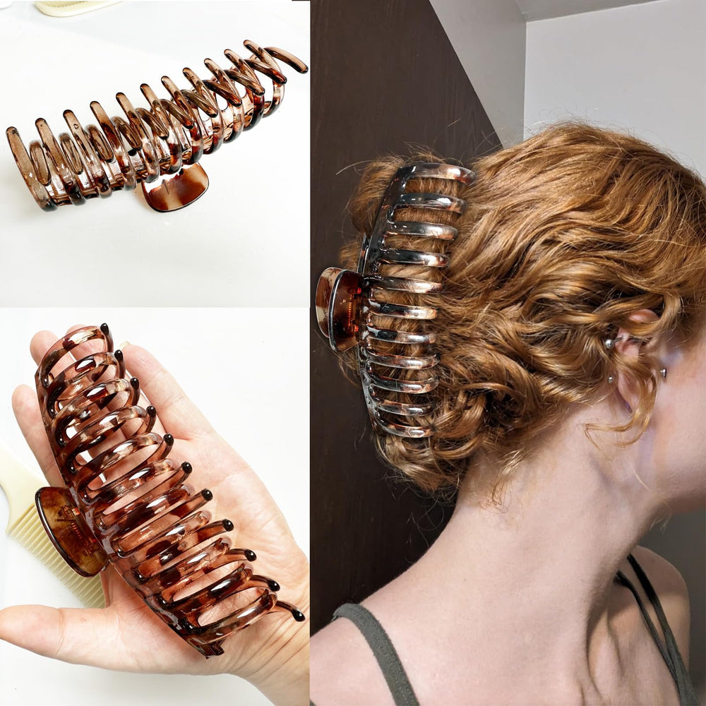 ACCGLORY half-up hairstyle on model showing neat styling