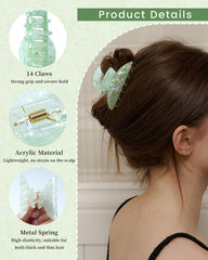 ACECHA in hair half-up style showing neat hold and everyday styling benefit