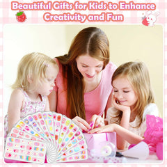 Acejoz lifestyle party scene showing fun, kid-friendly nail looks
