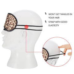 Acfun sleep mask elastic straps detail showing dual bands for secure, comfortable fit