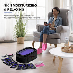 Achzzy machine in a spa setting demonstrating professional results and calming ambiance