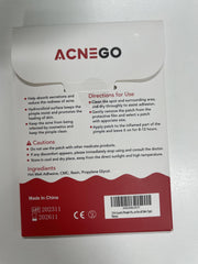 AcneGo patch next to coin for size reference showing real scale