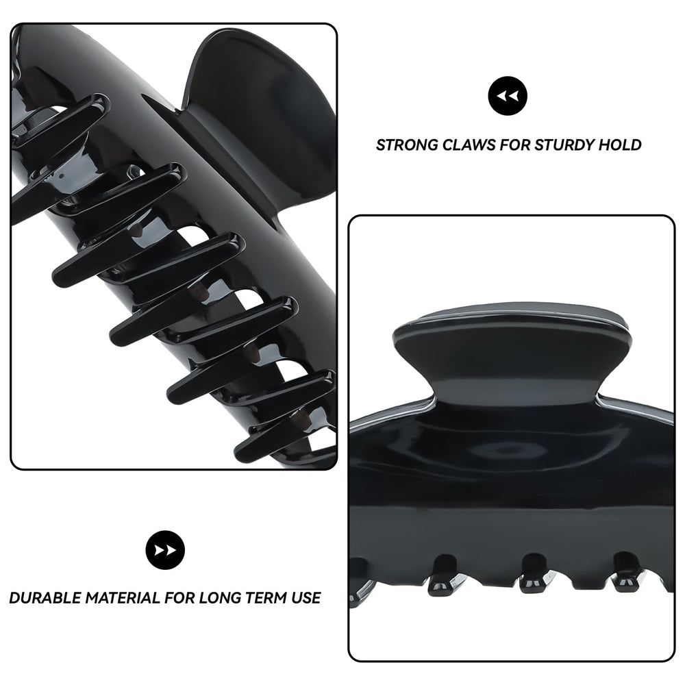 ACO-UINT teeth and rounded edges protecting hair from snags