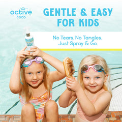 Active COCO spritz on dry hair before sauna to prevent dryness