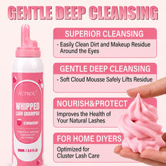 ACTROL closeup of whipped foam texture showing dense lather benefit