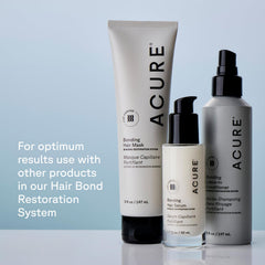 Acure Bonding Hair Mask after use on hair showing smoother shinier results