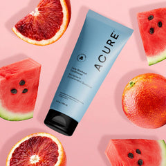 Acure bottle in gym bag illustrating on-the-go post-workout care