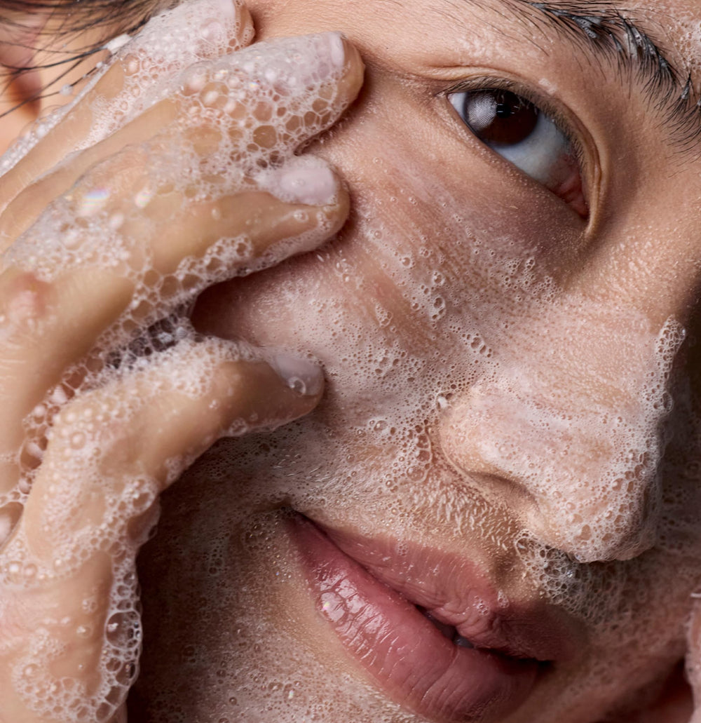 Acure gel in hand demonstration showing smooth application benefit