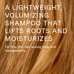 Acure shampoo texture on palm showing lightweight formula and spreadability