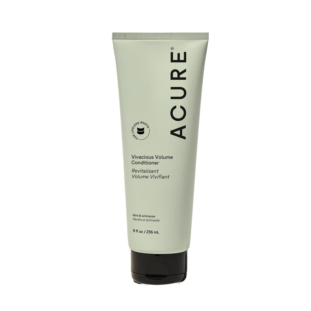 Acure Vivacious Volume Conditioner front bottle showing clean packaging and benefits