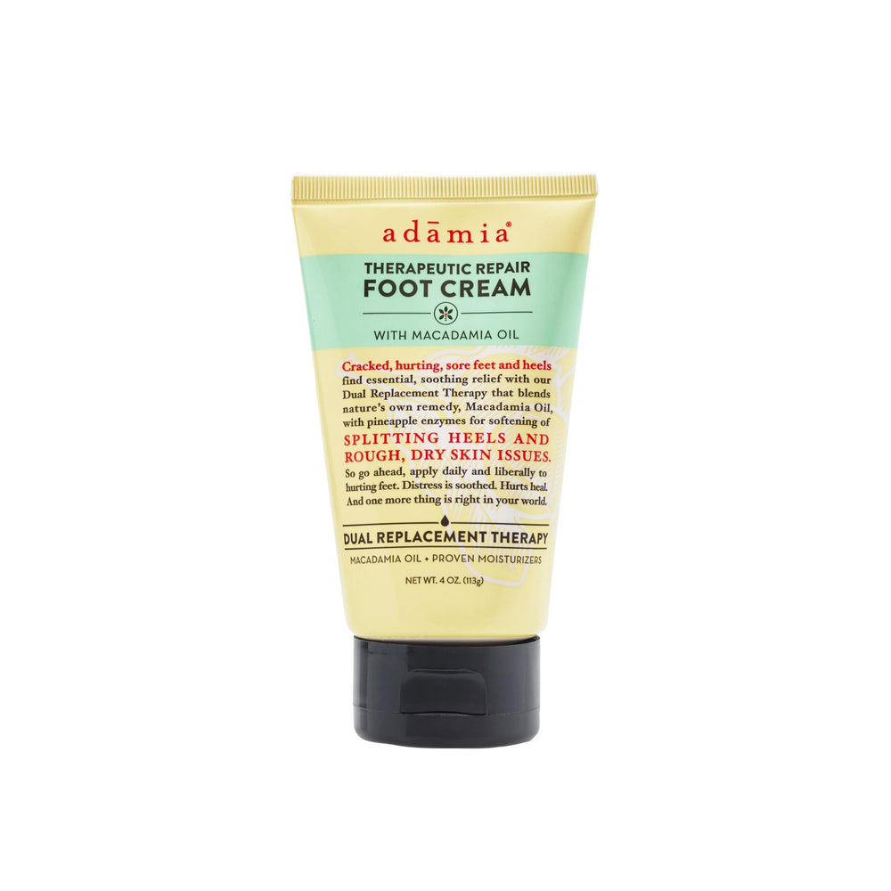 Adamia front tube showing product label and benefits
