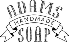 Adams Handmade Soap next to a ruler to show 4.5 oz bar size