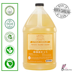 Adams Handmade Soap pouring texture close-up thick concentrate for economical use
