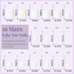 AddFavor adhesive tabs and mini file included for quick application and prep