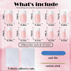 AddFavor adhesive tabs, mini file and stick arranged for quick application
