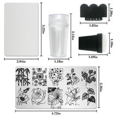 AddFavor clear jelly stamper top view allowing precise placement and better alignment results