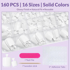 AddFavor clear storage box open with tips and accessories for neat portability