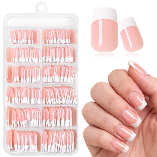 AddFavor front packaging showing 240pcs French tip set and tools for quick application