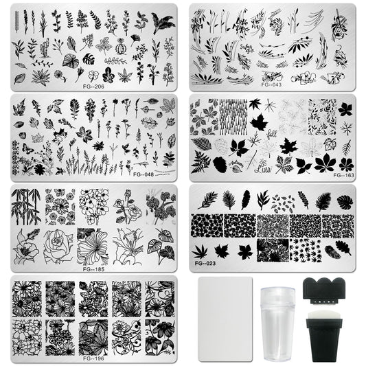 AddFavor front packaging showing complete 7-plate stamper kit and tools for easy storage