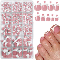 AddFavor front packaging showing 150-piece French tip kit and benefits