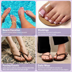 AddFavor toenail tip next to coin to show scale and suitable length