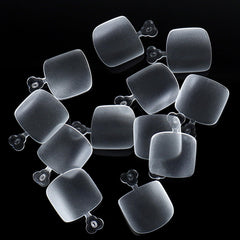 AddFavor square full-cover tip edge detail showing shape adaptability and seamless blending
