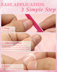 AddFavor mini file and wooden stick tools for nail prep and comfortable, neat application benefit