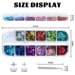 AddFavor tweezers placing sequins illustrating accurate application and reduced contamination