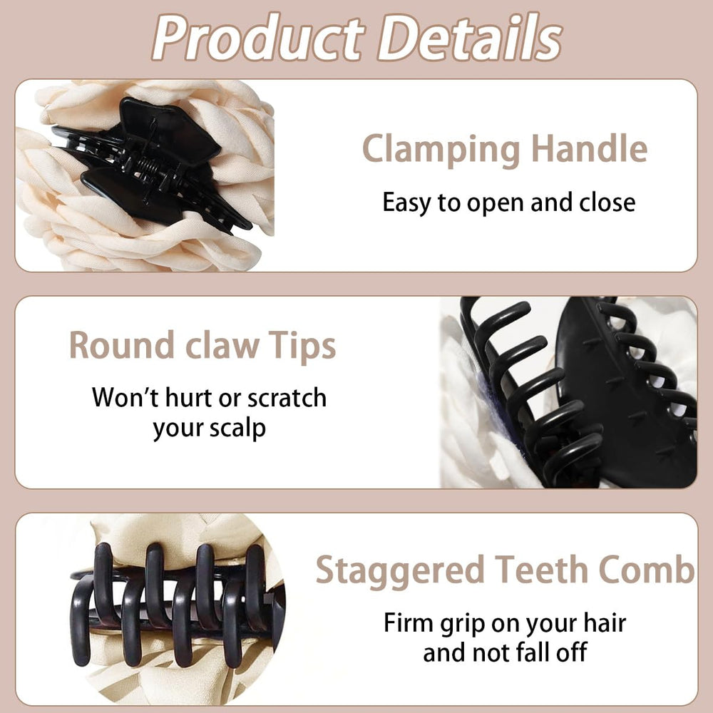 AddLotLot side view of interlocking teeth demonstrating secure grip for thick hair