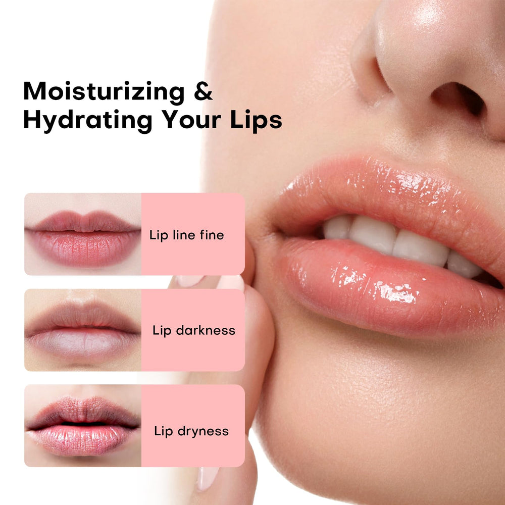 Adofect close-up of collagen lip mask showing rich moisturizing gel